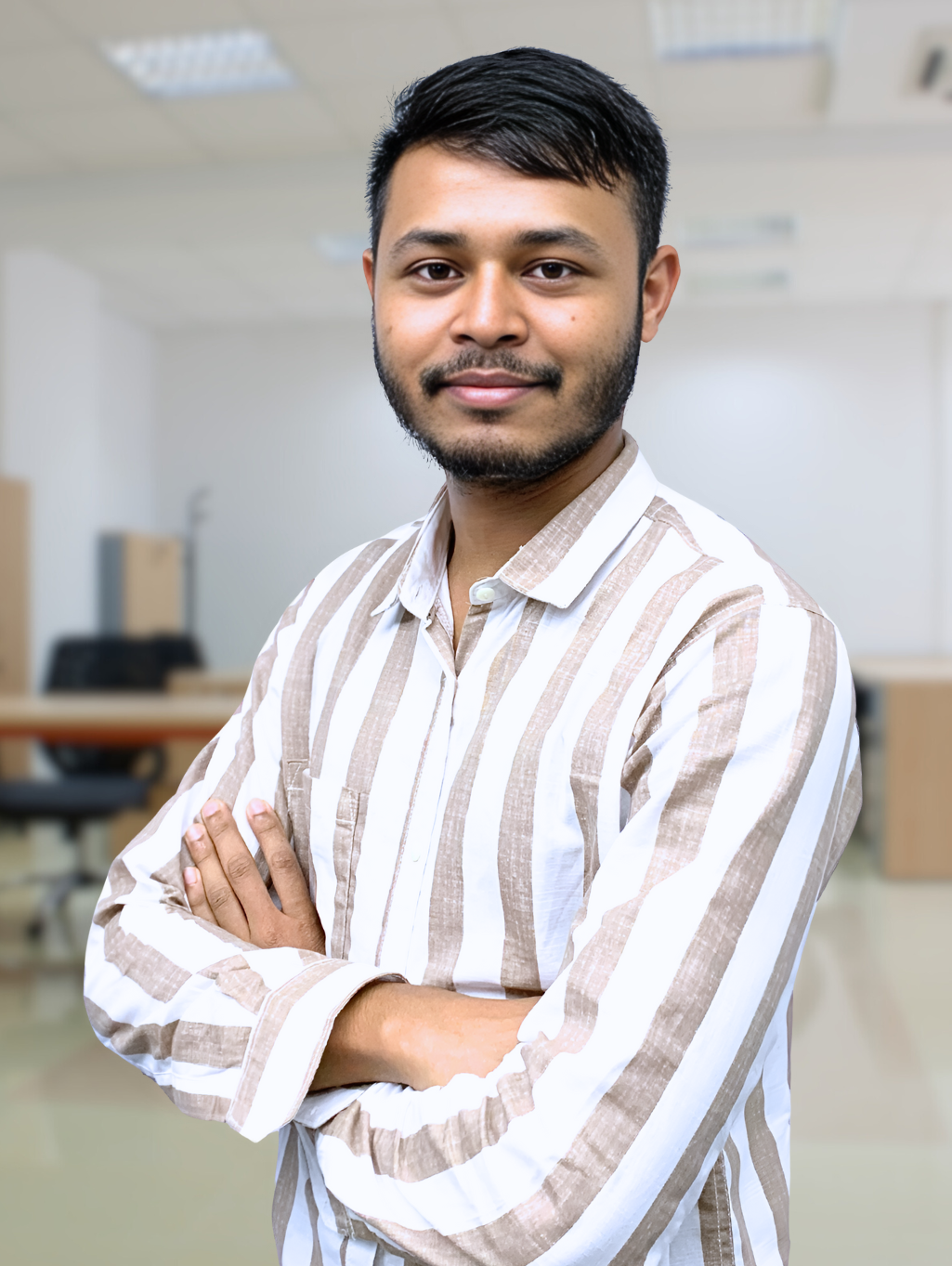 Portrait of a senior manager in a suit